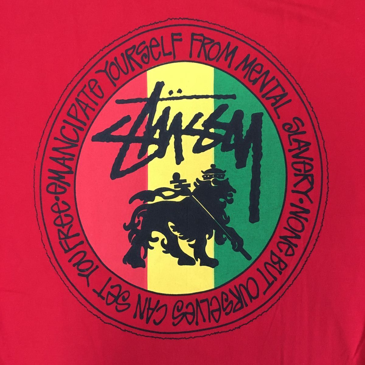 stussy ステューシー ラスタ ライオン Tシャツ 90s L vintage アメリカ製