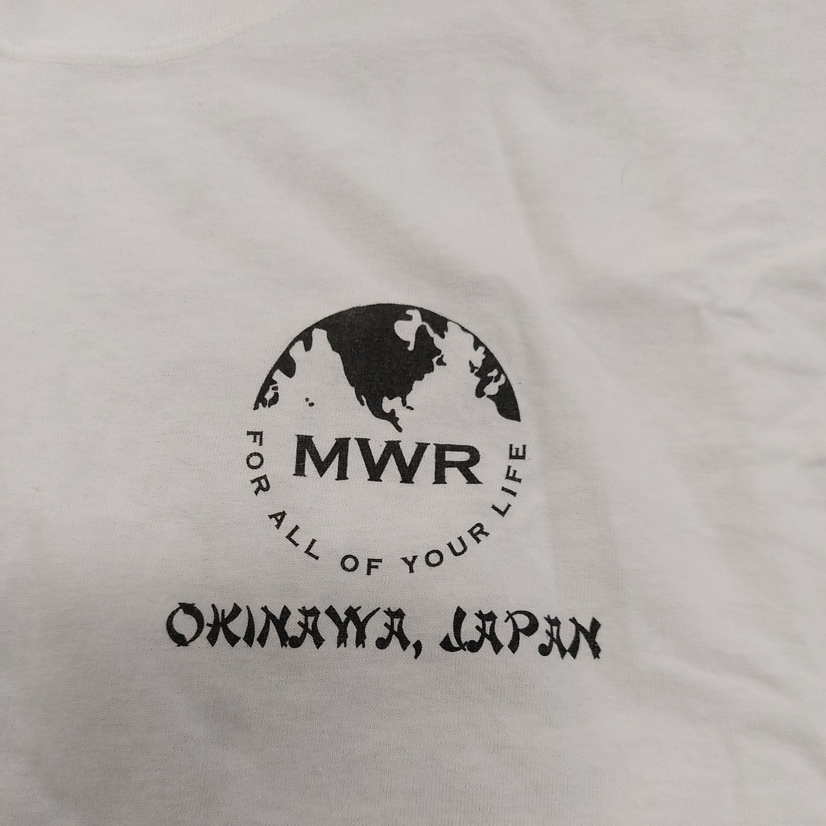 ◆OKINAWA 米軍基地 MWR 中古TシャツXLサイズ◆の画像4