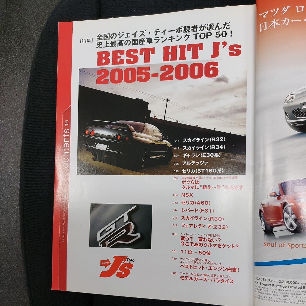 ◆Tipo ジェイズ ティーポNo.156　2006年3月発行「BEST　HIT　J.s2005～2006」◆_画像3