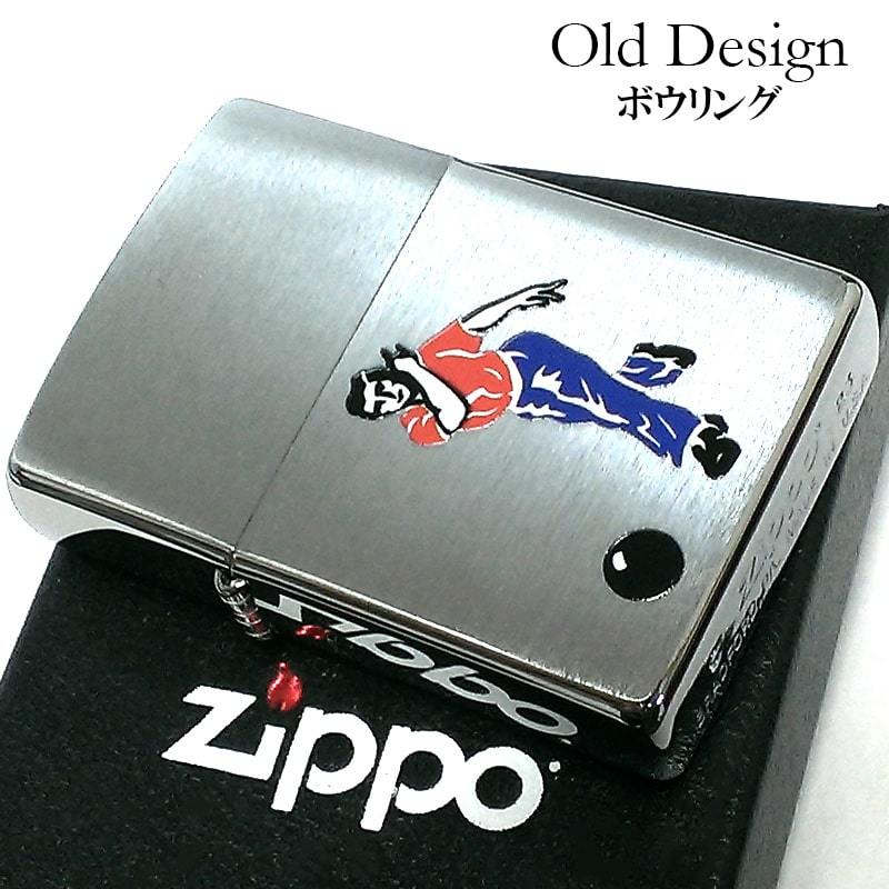 ZIPPO ライター ボーリング オールドデザイン ジッポ スポーツシリーズ おしゃれ シンプル レトロ シルバー かっこいい メンズ_画像2