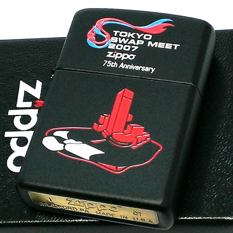 ZIPPO 一点物 2007年製 スワップミート 東京 75周年記念 限定300個 シリアルナンバー入り レア ジッポ ライター 絶版 珍しい ヴィンテージ