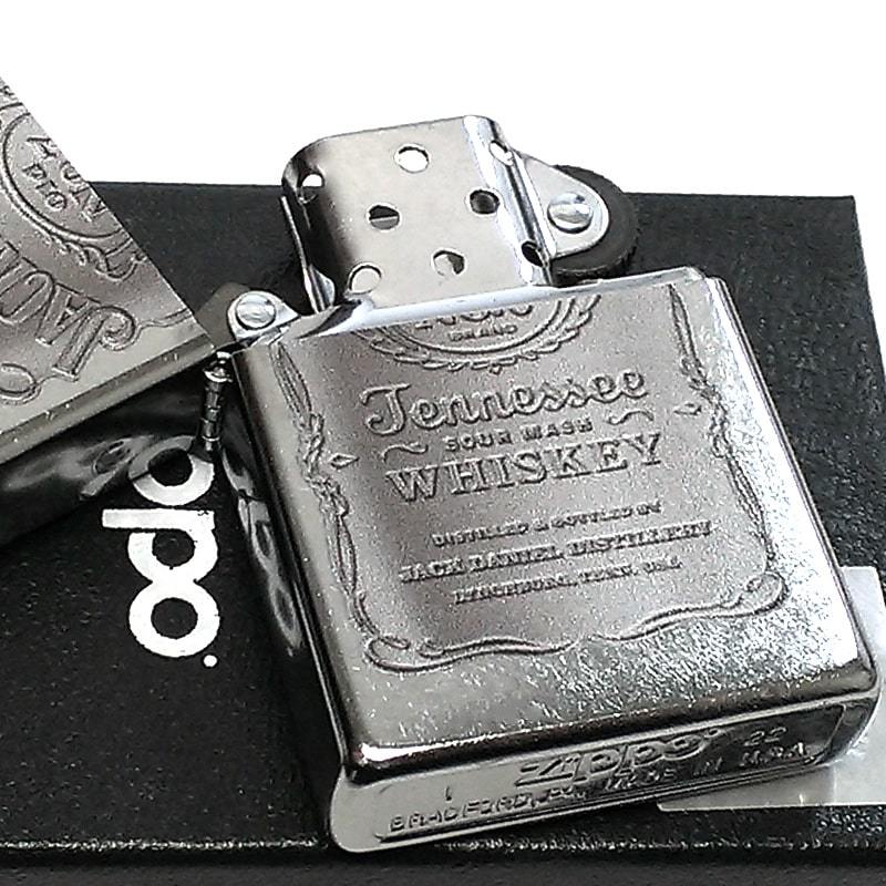 ジッポ ライター ジャックダニエル ZIPPO おしゃれ シルバー お酒 Jack Daniel's サテンクローム仕上げ ウイスキー かっこいい_画像4