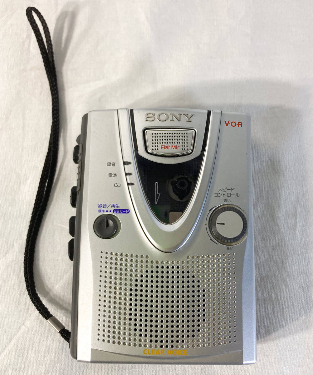 SONY カセットコーダー TCM-400 オーディオ機器 生活雑貨 録音 カセットテープ ソニー レコーダー ヴィンテージ 昭和レトロ 【1014.8】_画像1