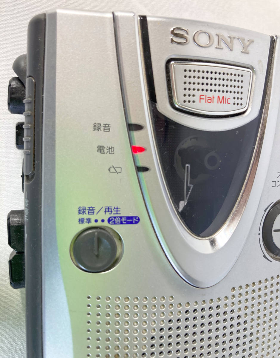 SONY カセットコーダー TCM-400 オーディオ機器 生活雑貨 録音 カセットテープ ソニー レコーダー ヴィンテージ 昭和レトロ 【1014.8】_画像4