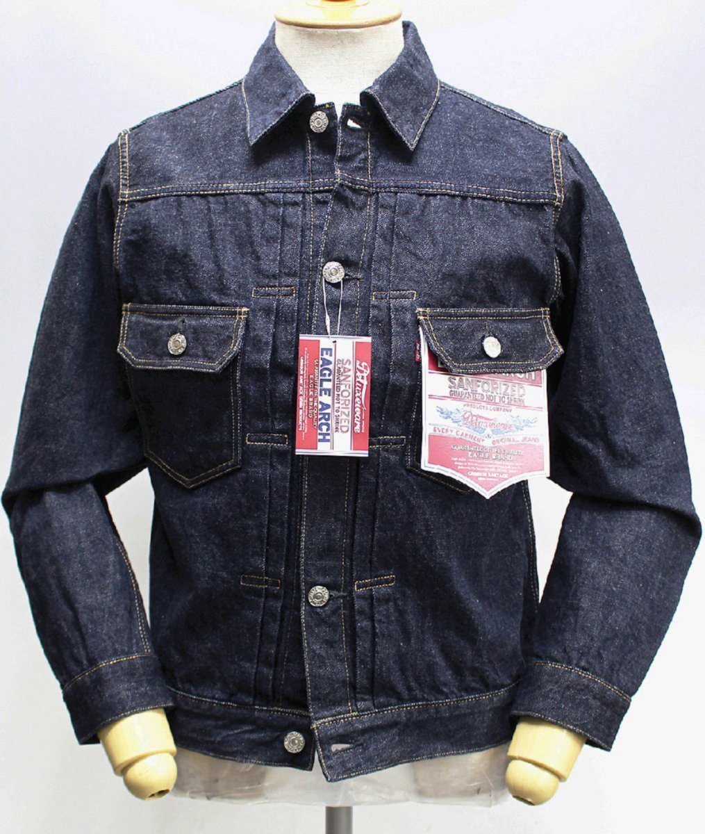 Deluxeware (デラックスウエア) DX4017...2ND DENIM JACKET / セカンド デニムジャケット 未使用品 size 38(M) / ジージャン