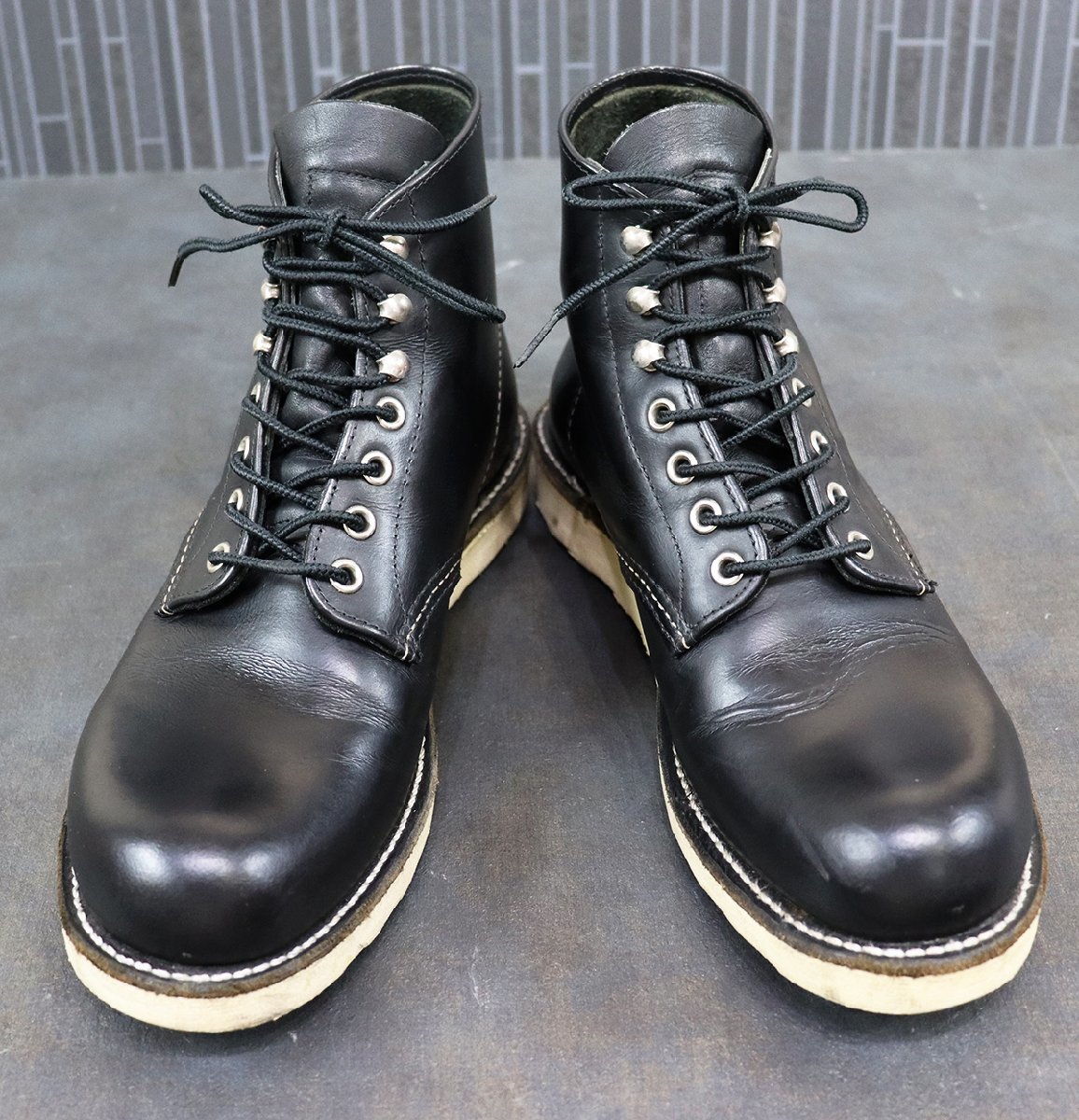 満点の ブーツ 875 レッドウィング REDWING 犬刻印 97年 USA製 茶 USED