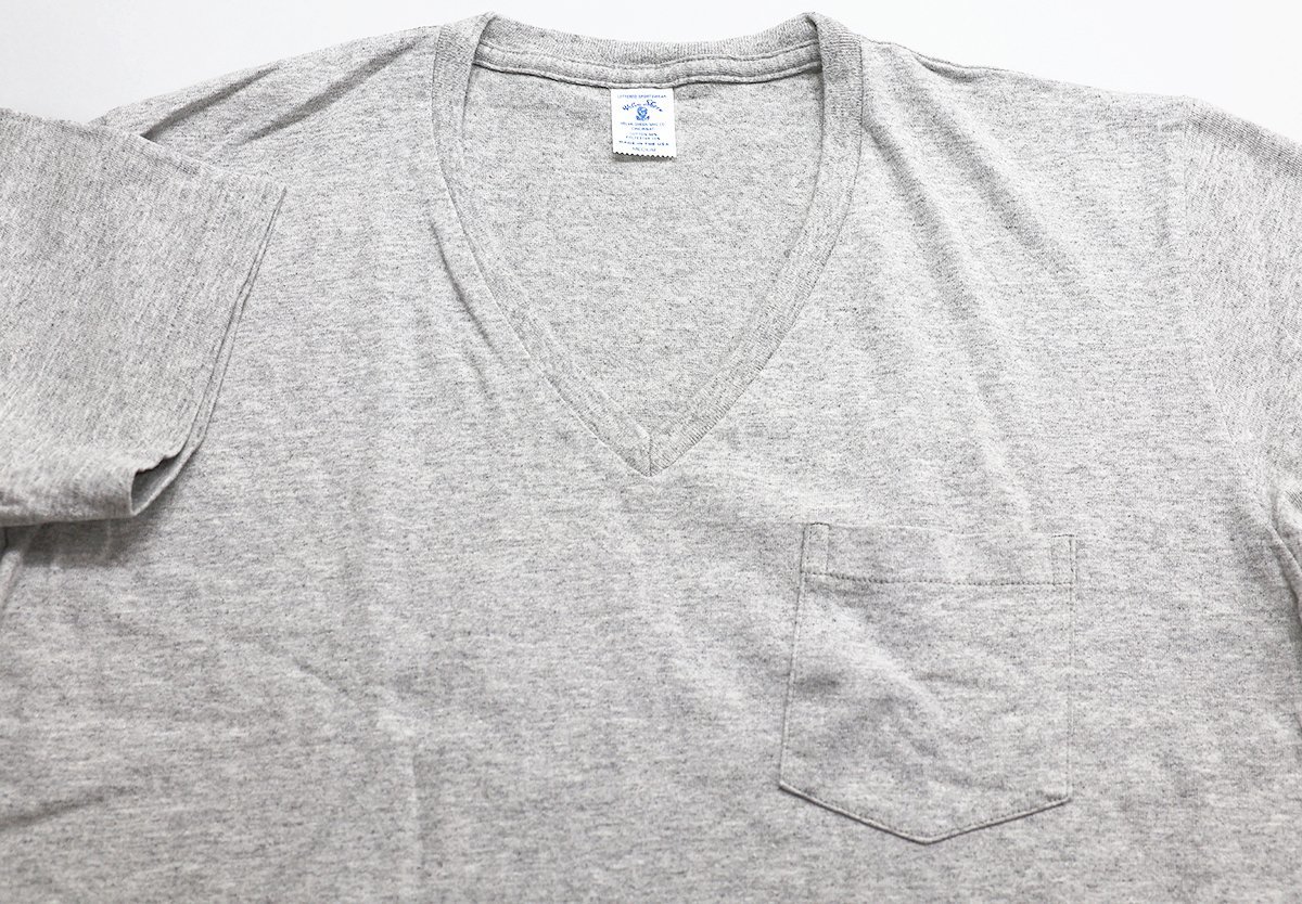 Velva Sheen (ベルバシーン) 2PAC V-Neck T-Shirts / 2パック VネックTシャツ 未使用品 ヘザーグレー + ブラック size M_画像9