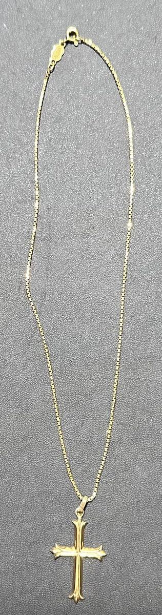 UNOAERRE ウノアエレ K18 18金 ネックレス 十字架 クロス トップ チェーンネックレス 刻印 遺品整理 750 ゴールド Yahoo!フリマ（旧）のサムネイル