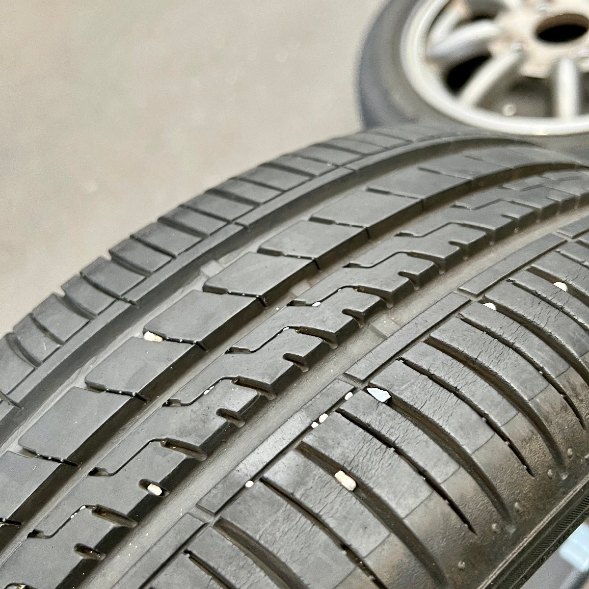 タイヤ付き社外ホイール4本セット　RSワタナベ エイトスポーク　ガンメタ　14×5J　+45　114.3　4穴　165/55R14　2019年製　5ミリ_画像10