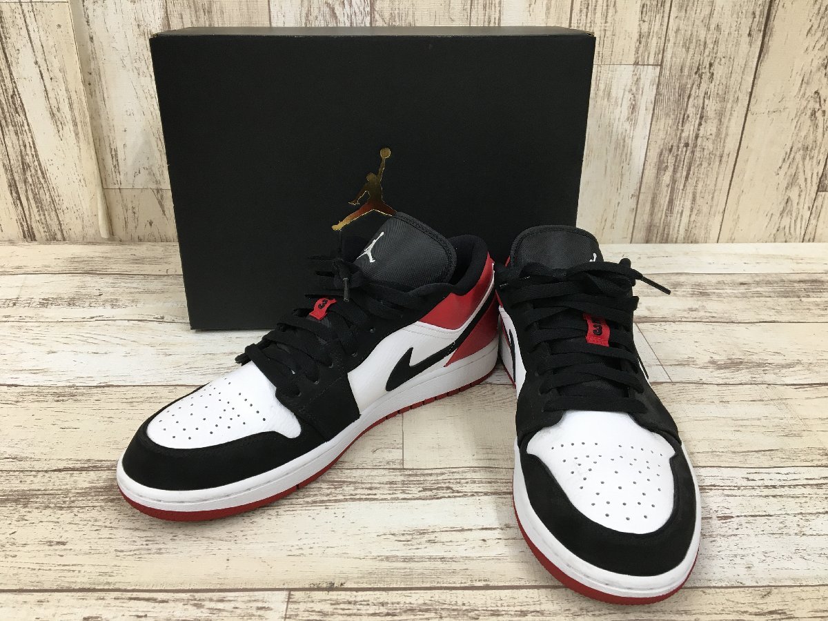 148BH NIKE AIR JORDAN 1 LOW 553558-116 ナイキ エアジョーダン【中古】