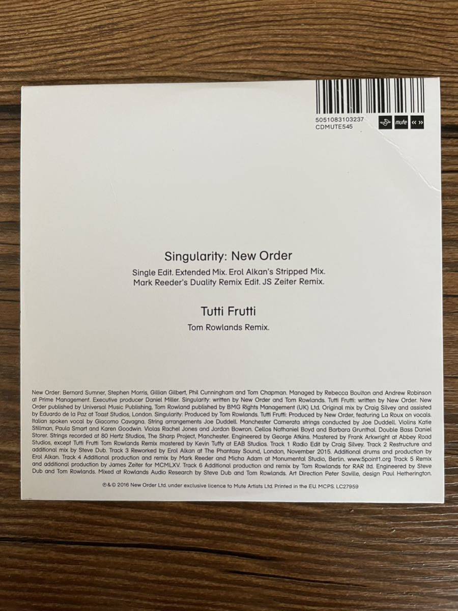 New Order Singularity новый заказ 