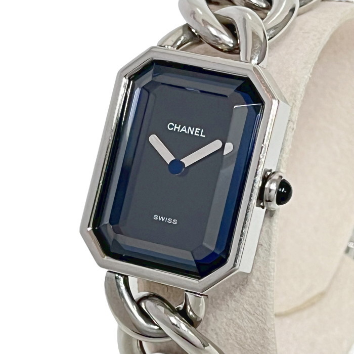 CHANEL/シャネル プルミエールＬ H0452 腕時計 ステンレススチール クオーツ 黒文字盤 レディース