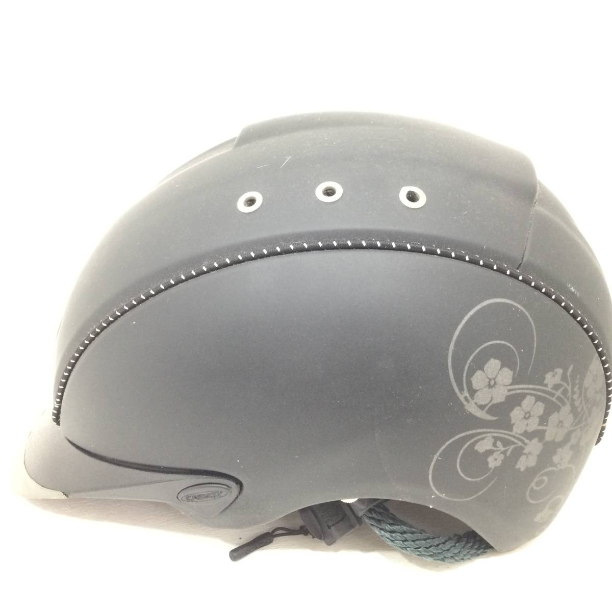 CASCO カスコ MISTRALL ミストラル ヘルメット ブラック Mサイズ 55〜59cm 370g乗馬 馬術 セーフティーヘルメット（H 540）_画像3