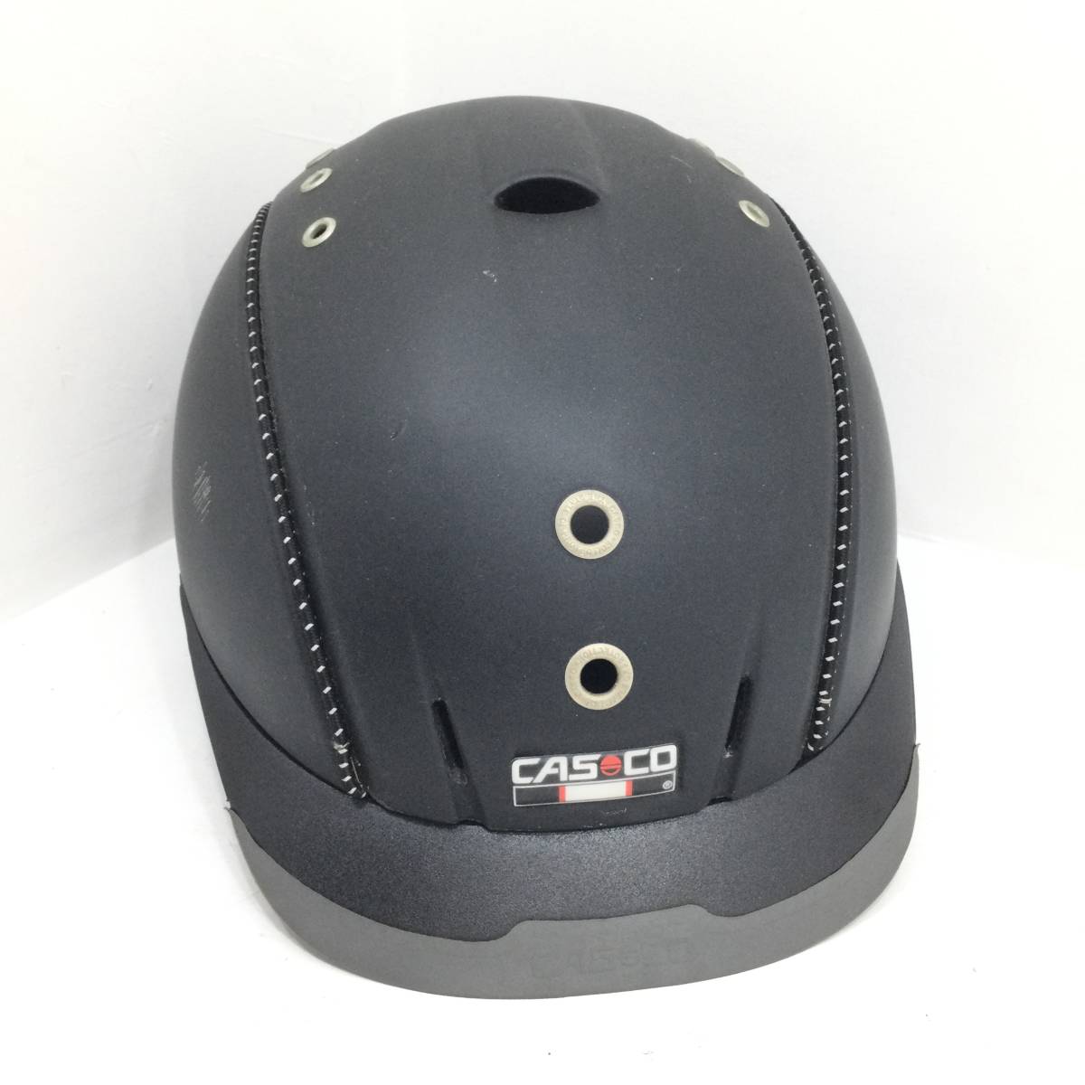 CASCO カスコ MISTRALL ミストラル ヘルメット ブラック Mサイズ 55〜59cm 370g乗馬 馬術 セーフティーヘルメット（H 540）_画像2