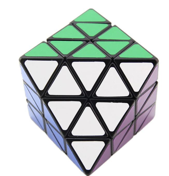 [Black]n Ran ok ta long magic. cube body puzzle black . white. lantern face turning multipurpose toy 