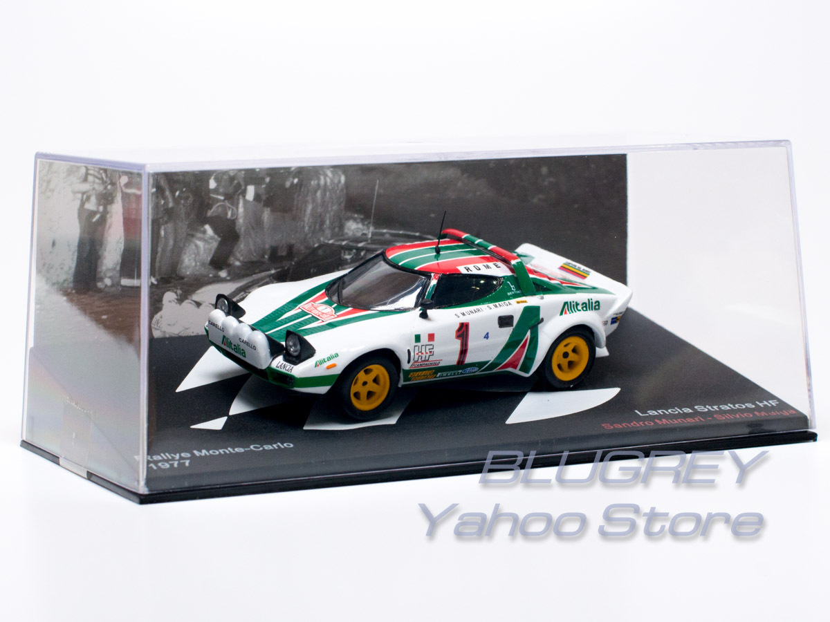 アルタヤ 1/43 ランチャ ストラトス 1977 モンテカルロラリー #1 ムナリ / マイガ LANCIA STRATOS ALTAYA アシェット_画像1