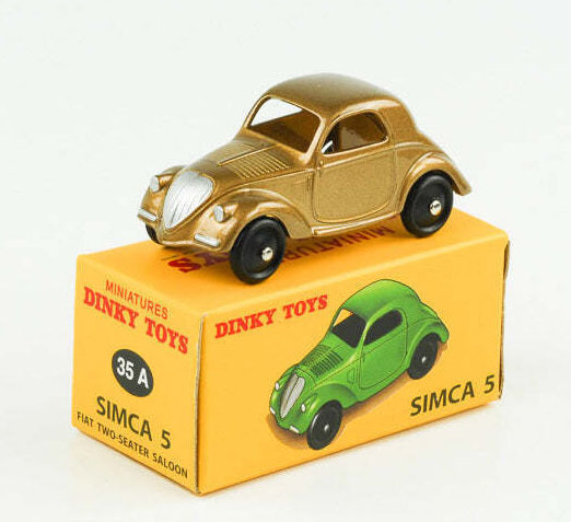 DINKY TOYS 1/43 Dinky Sim ka5to poly- -no Brown Simca 5 Topolino reprint minicar 