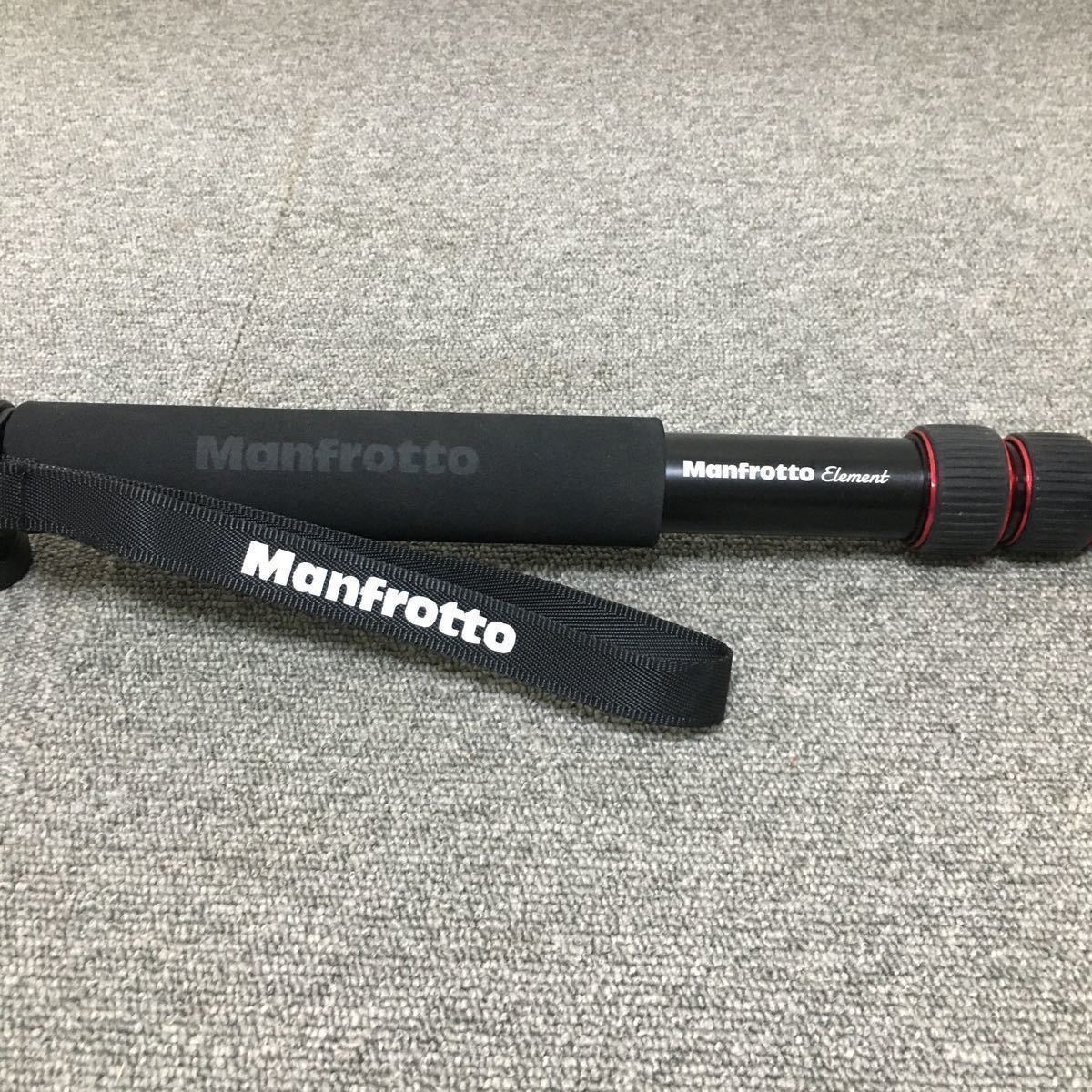 マンフロット アルミ一脚　Manfrotto MH494 [センタボール雲台 ディスクトップ]付き_画像4