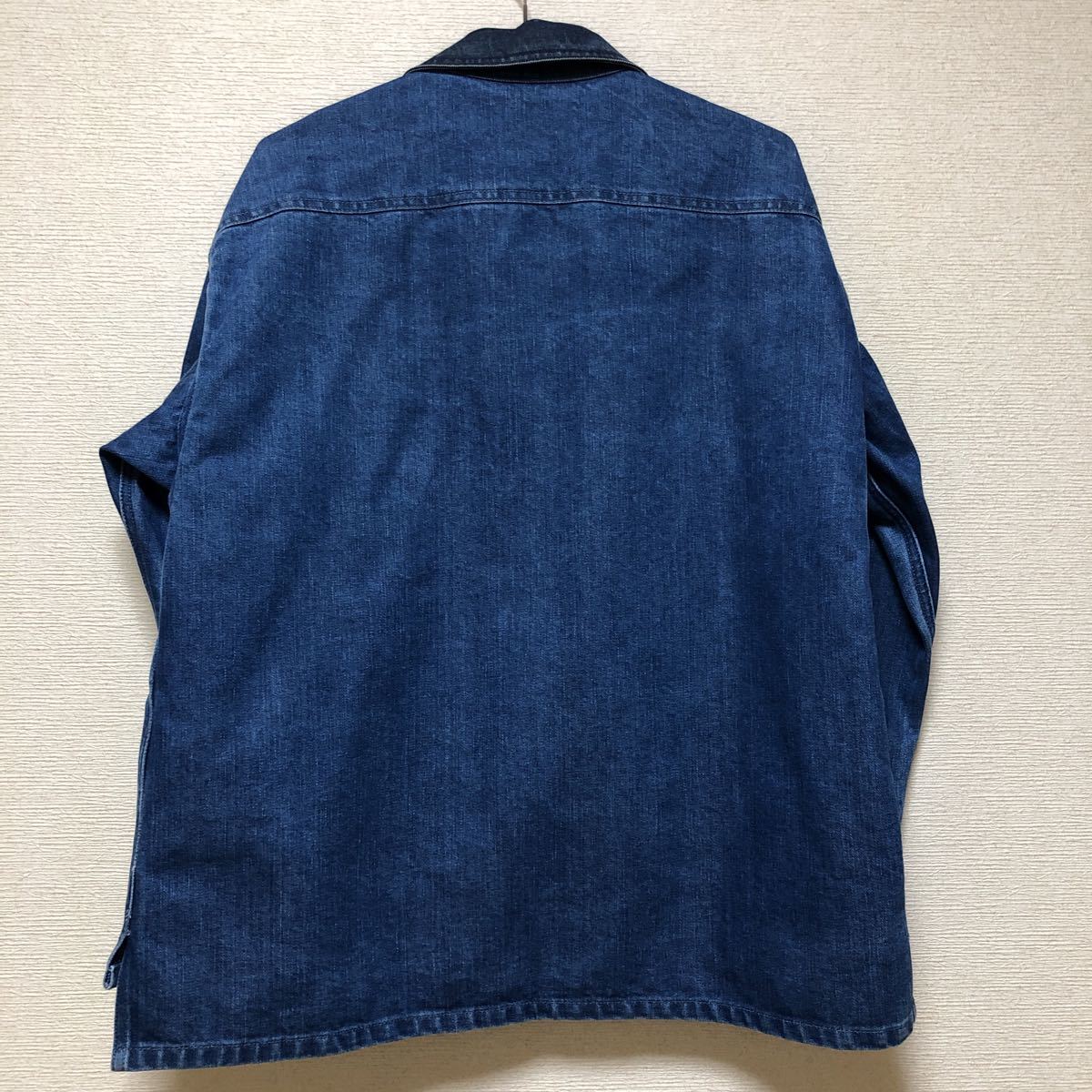 Sサイズ ノースフェイスパープルレーベル NP2907N インディゴ デニムシャツ デニムジャケットnanamica Broken Twill Denim Shirt Jacketの画像2