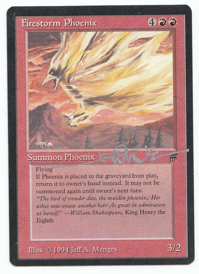Firestorm Phoenix サイン入り-