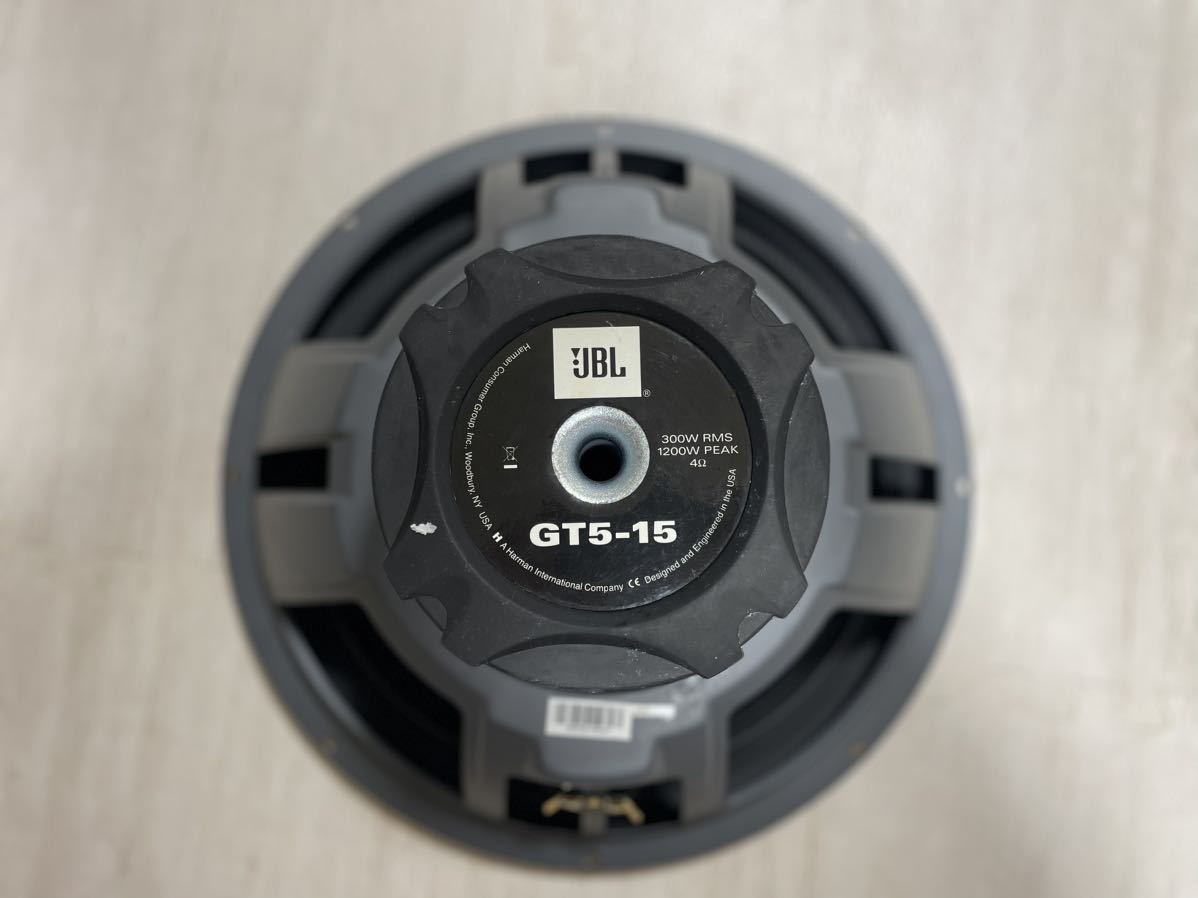 ★即決 JBL GT5-15 1200W 38センチ_画像2