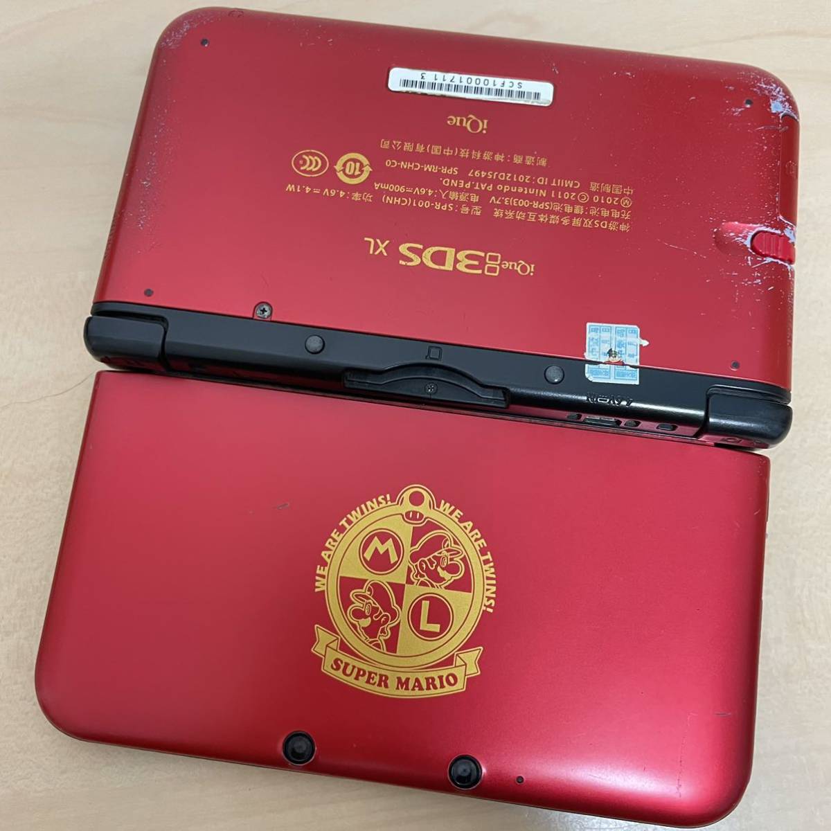 iQue3DSXL 紅金 中国版 神游科技 激レア 中国限定カラー NTT マリオ