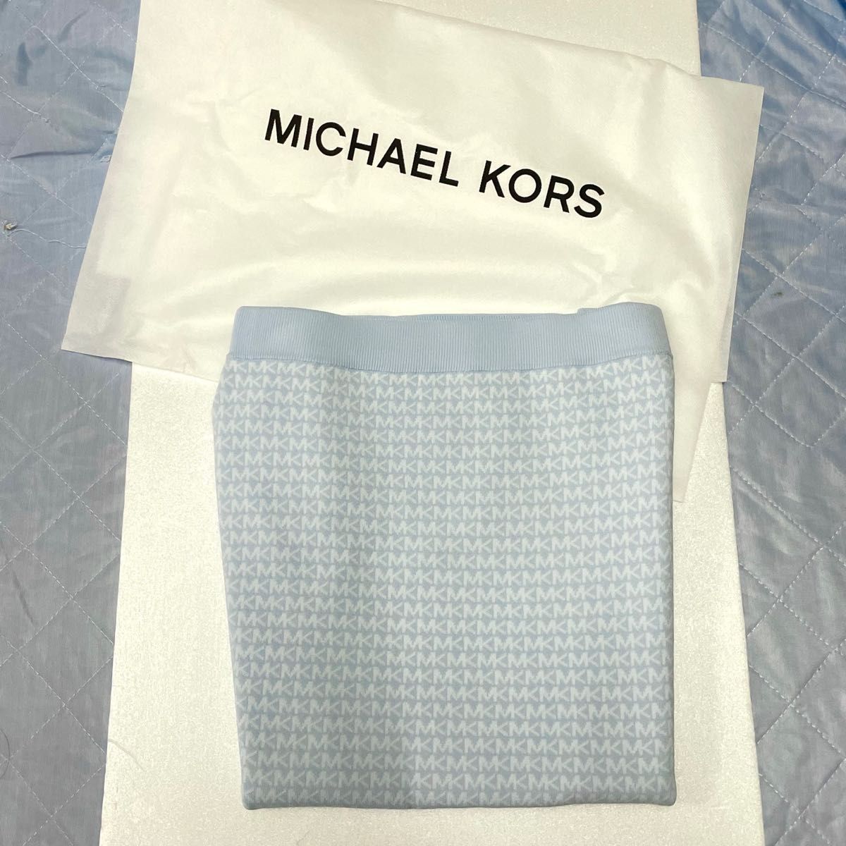 MICHAEL MICHAEL KORSミニ MK ブロック ペンシル スカート　Lサイズ