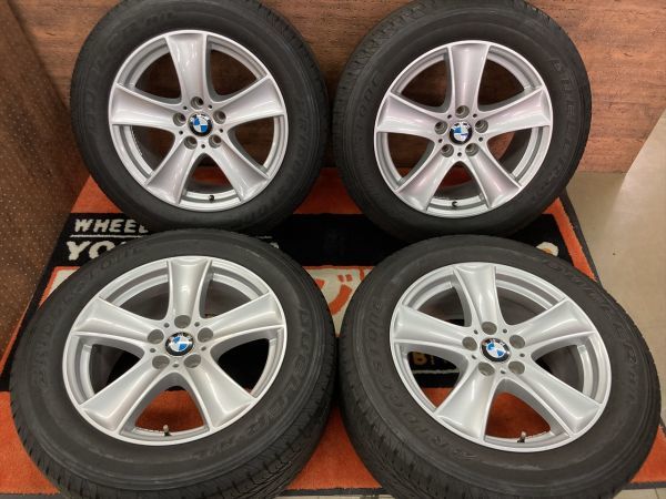 ◆夏用Set◆安心画像多数! 溝シッカリ! BMW純正 X5 E70 スタースポーク209 8.5J ET46 120-5H タイヤ交換 車検 点検255/55-18 255/55R18_画像1