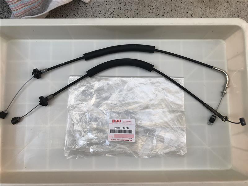 【送料無料】スズキ カプチーノ 純正 未使用品 アクセルケーブル EA11R 1991/10 - 1995/04 Suzuki Cable assy accel New Genuine OEM Part_画像1