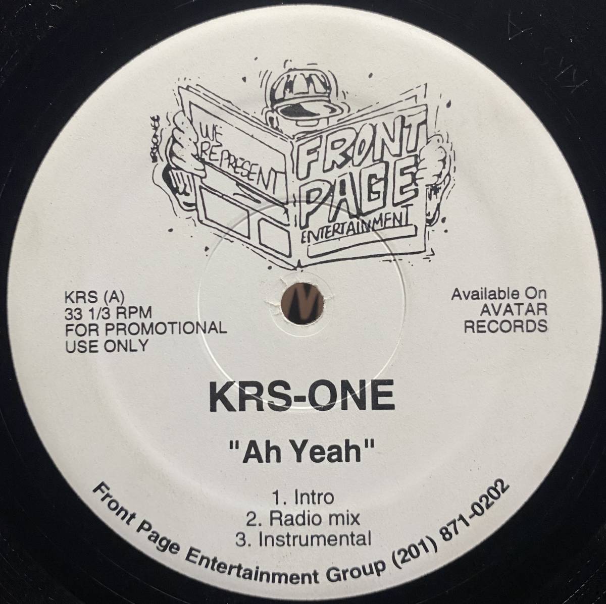 KRS-ONE/AH YEAH_画像1