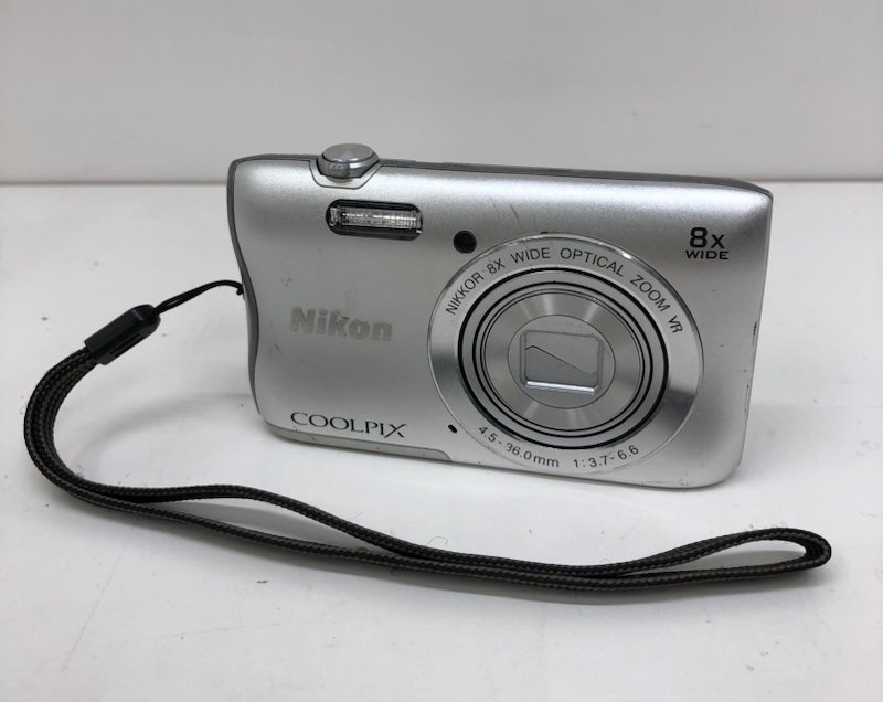 Nikon ニコン コンパクト デジタルカメラ COOLPIX クールピクス シルバー 230922RM510088_画像2
