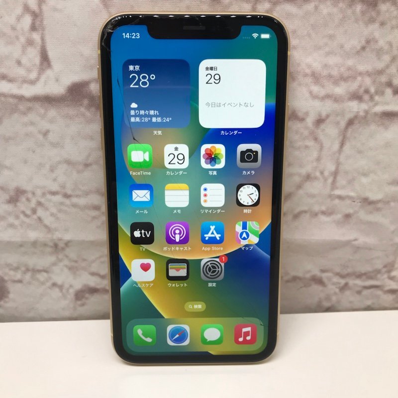 安いそれに目立つ A2106 MTO82J/A Yellow 64GB iPhoneXR Apple AU