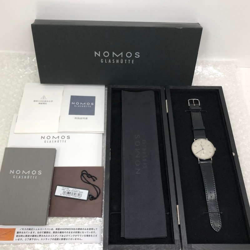 品質のいい ノモス NOMOS タンジェント 230926SK230485 木箱付き 手