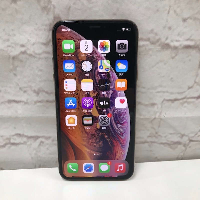 売れ筋がひ！ 【整備品】Apple iPhone XS 256GB Gold NTE22J/A