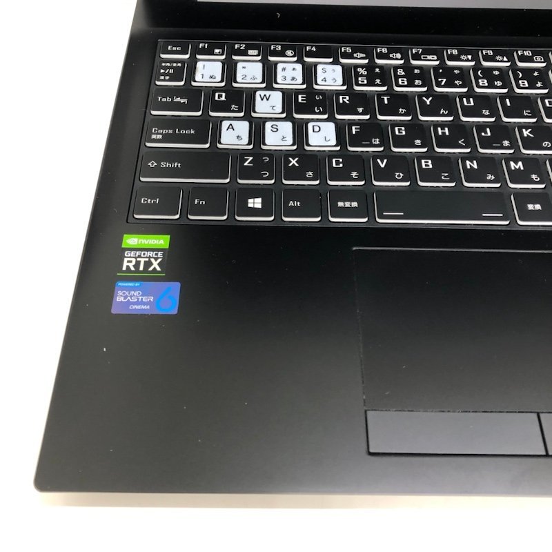 【ジャンク品】iiyama NH55DD ILeNXs-15FXR21-i7-ROXX ノートPC Core i7-10750H GeForce RTX 2060 6GB 16GB ストレージなし 231005SK410089_画像6