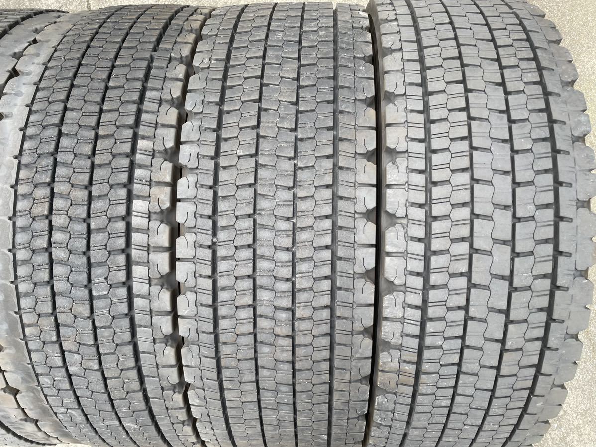 265/70R19.5 6本 ブリヂストン スタッドレス W900 8トン 低床#295b_画像2