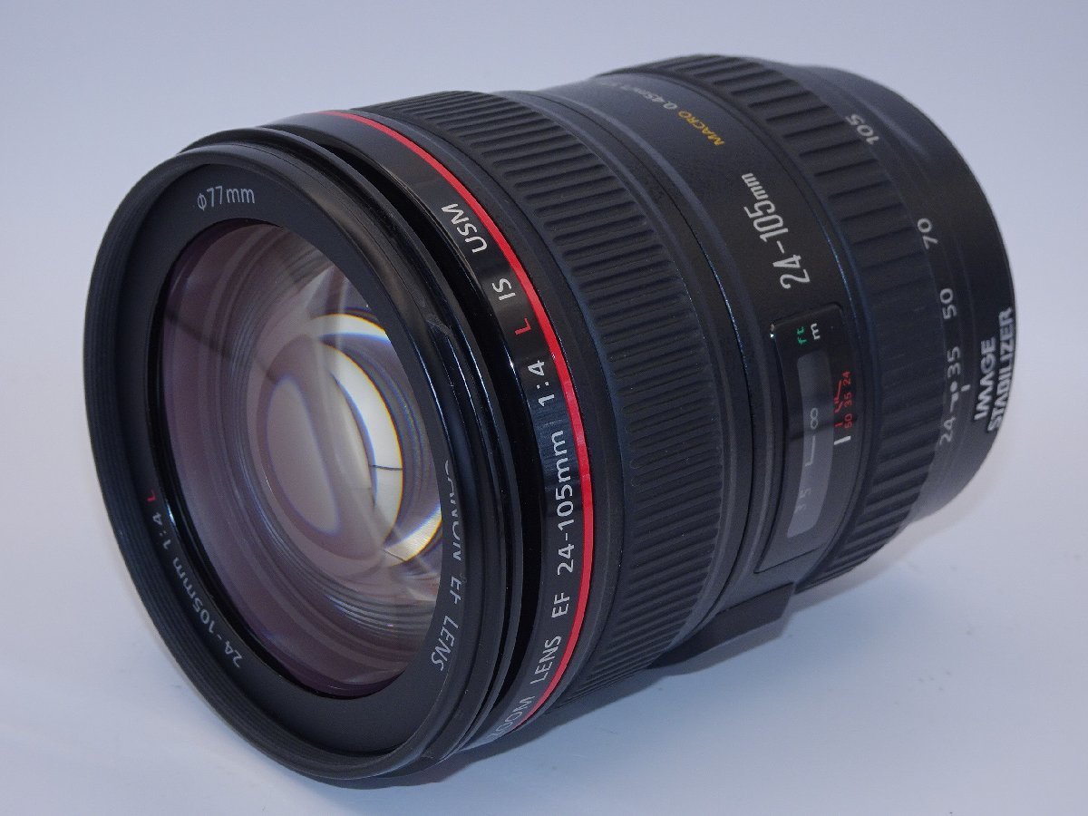 良好品】 【外観特上級】Canon 標準ズームレンズ EF24-105mm F4L IS