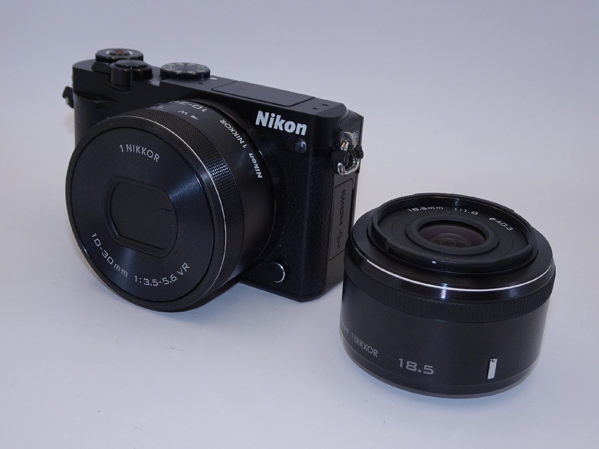 驚きの安さ 【外観特上級】Nikon Nikon1 ブラック ダブルレンズキット