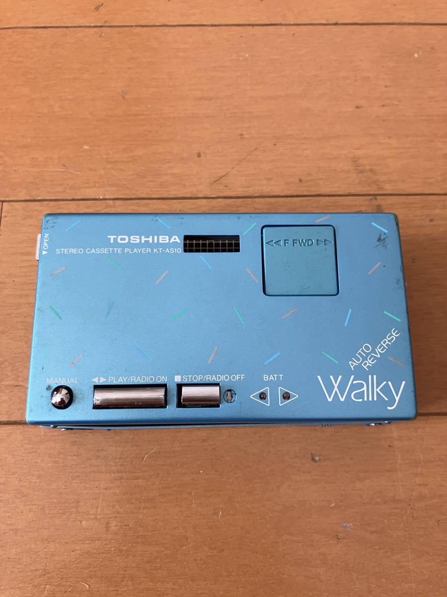 消費税無し 東芝 カセットプレーヤー TOSHIBA KT-AS10 Walky 再生専用 消費税無し 東芝 カセットプレーヤー TOSHIBA KT-AS10 Walky 再生専用