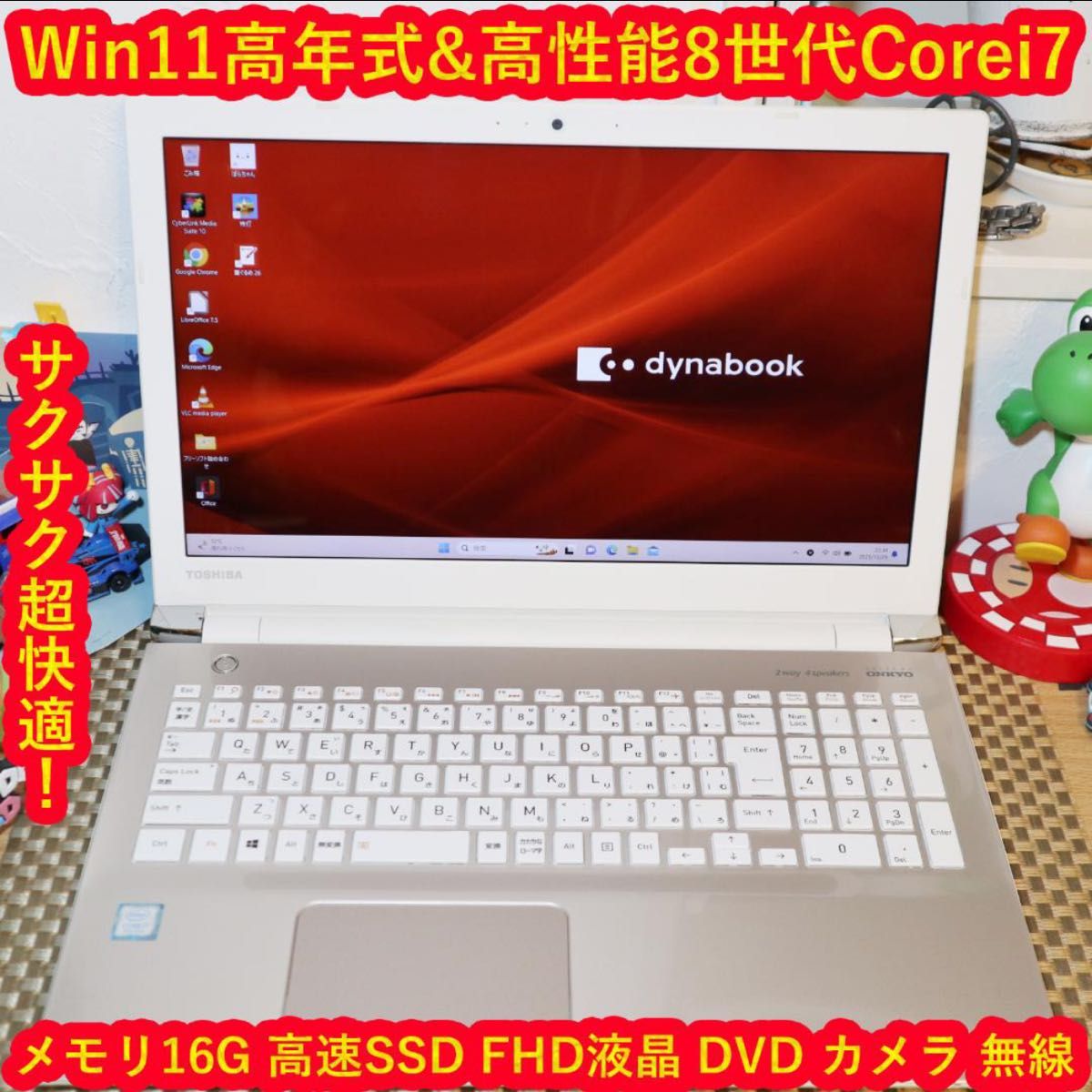 Win高年式CoreiU＆SSD/メG/DVD/無線/カメラ｜Yahoo!フリマ