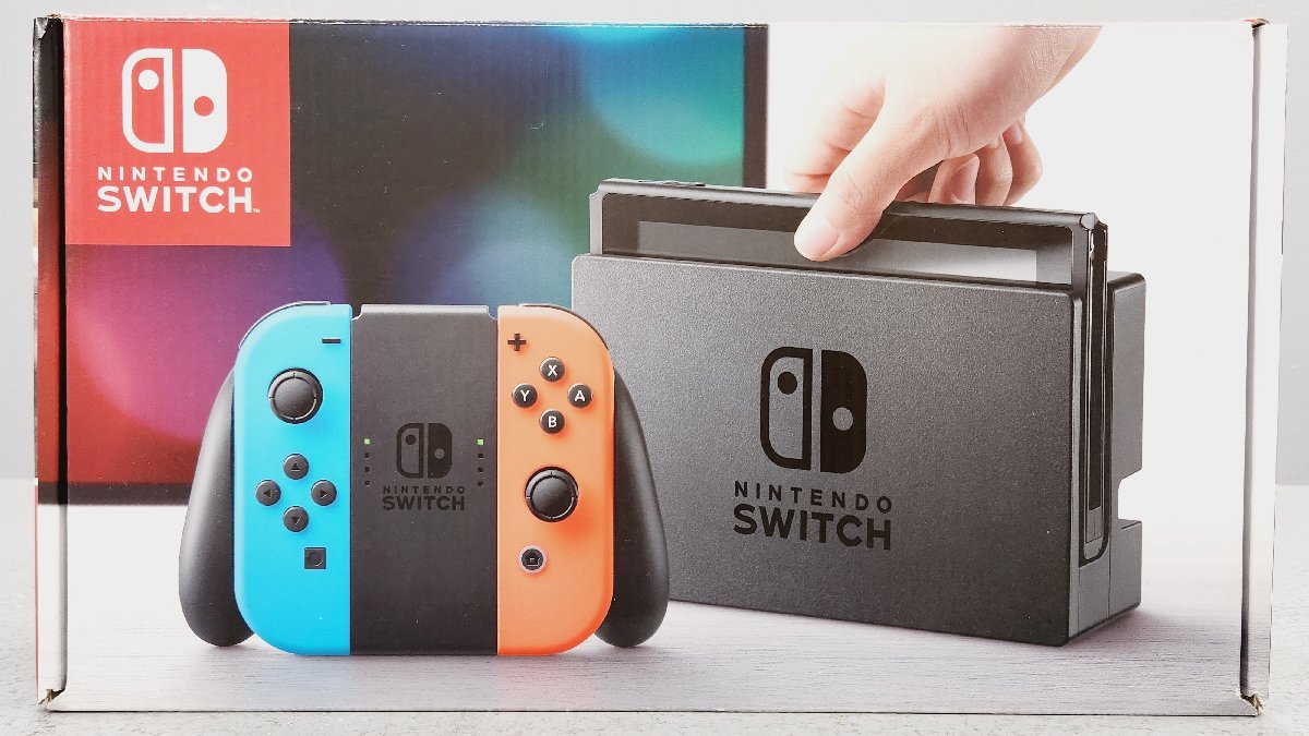 △【6】初期化済み Nintendo Switch/ニンテンドースイッチ 本体 旧型