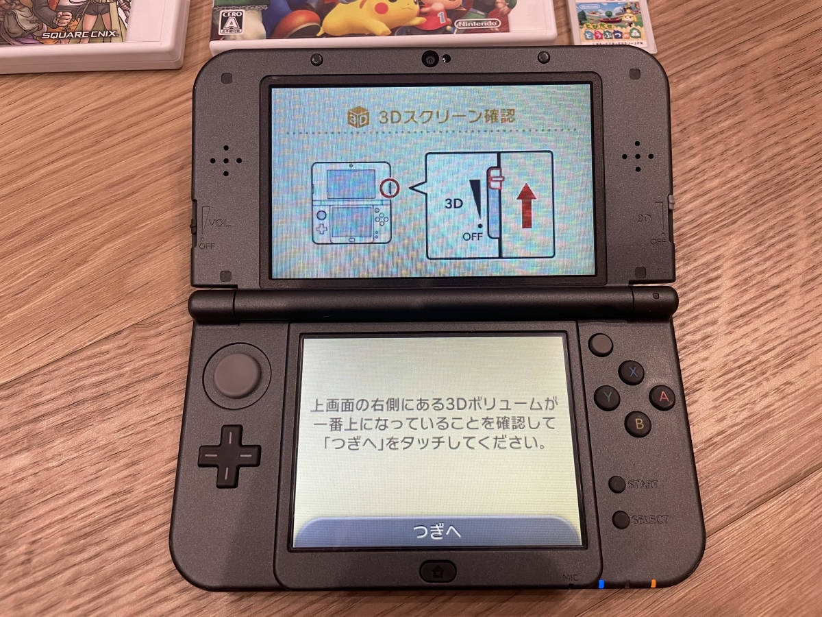 ◆動作確認済◆Newニンテンドー3DS 大乱闘スマッシュブラザーズ　スマブラエディション＋ソフト３本◆ドラクエ・どうぶつの森・スマブラ_画像2