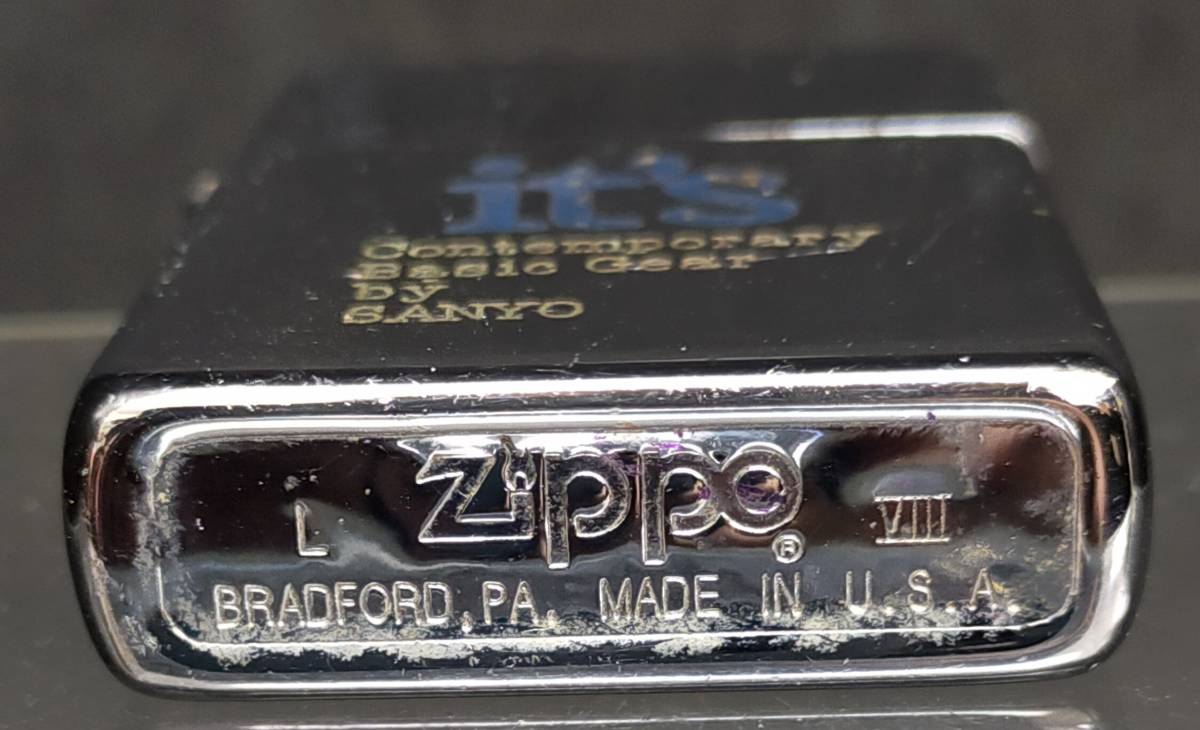 Zippo ジッポーライター SANYO it's シリーズコラボ 1992年製_画像5