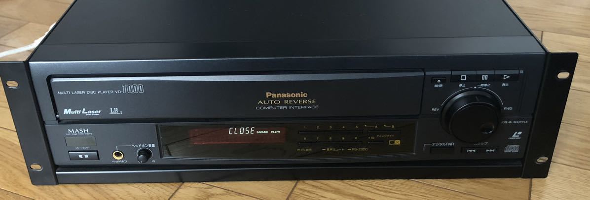 美品　Panasonic レーザーディスクプレイヤー　VD-7000_画像6