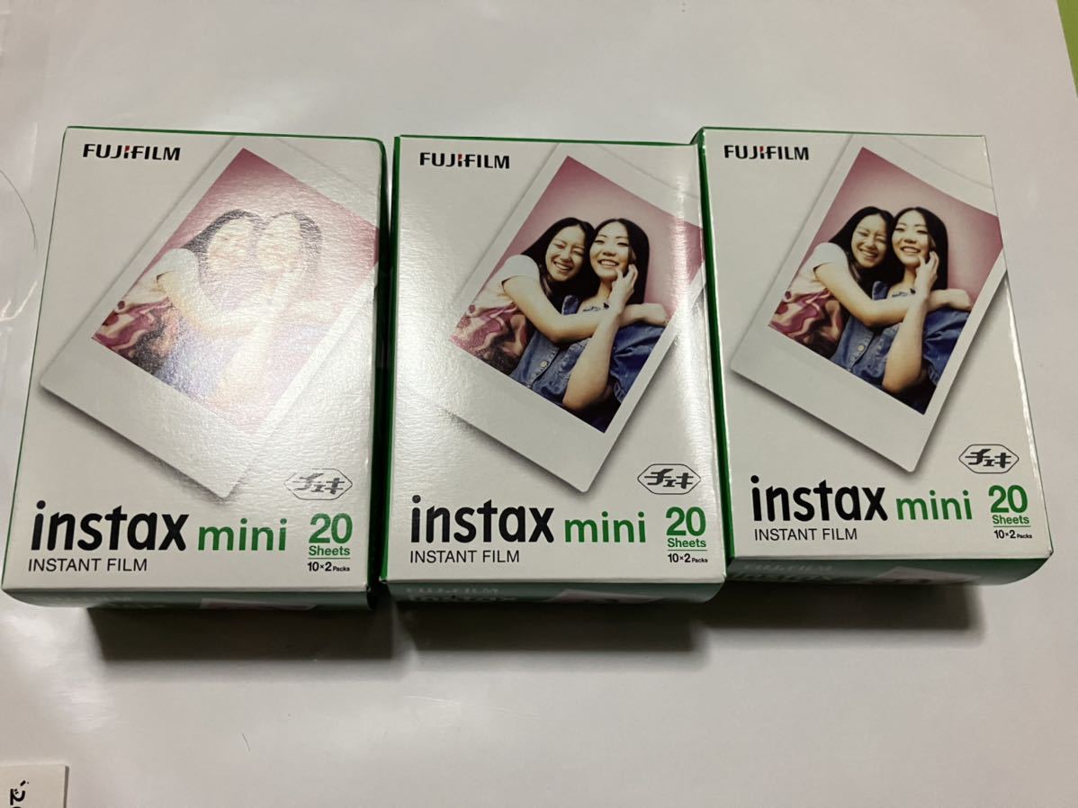 送料無料 富士フイルム チェキフィルム instax mini film 2本パック×3