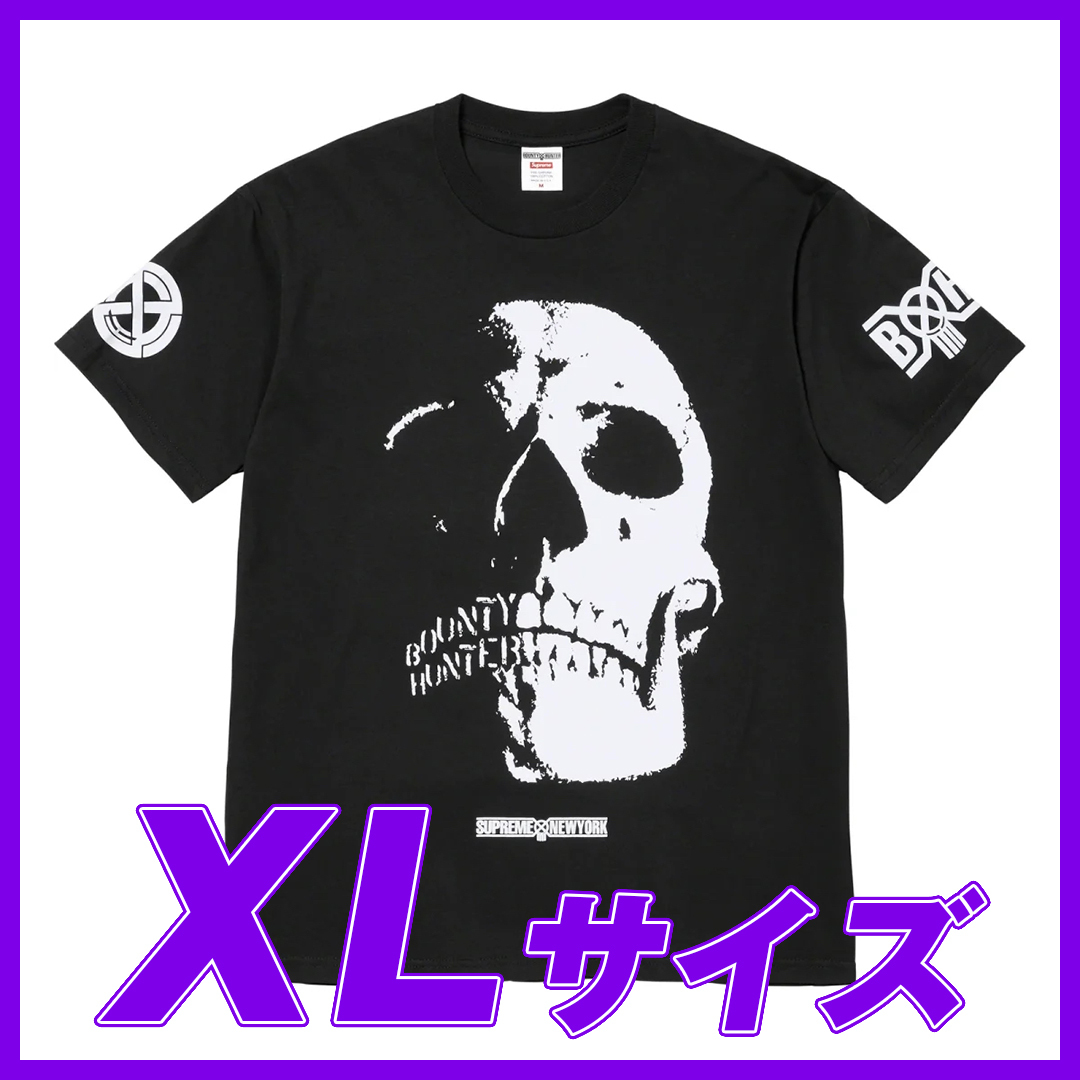 1962　Supreme/Bounty Hunter Skulls Tee Black XLサイズ シュプリーム　バウンティーハンタースカルTee　ＸＬ黒2023FW