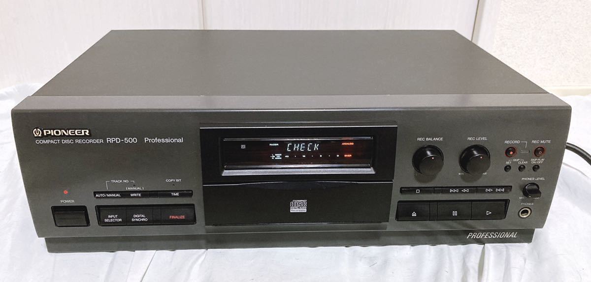 PIONEER RPD-500 CDレコーダー　パイオニア【現状品】_画像1