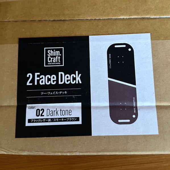 送料込 新品未開封 shim craft 2Face Deck Dark Tone テーブル