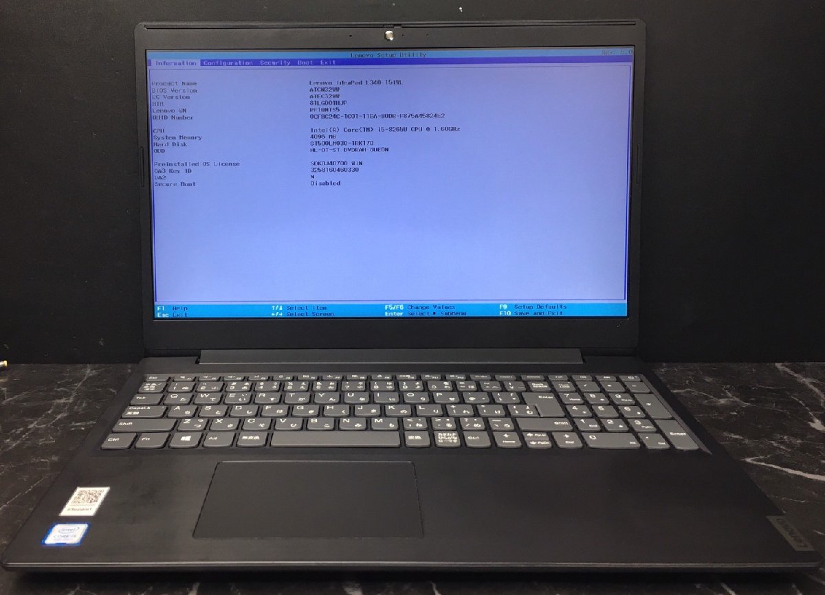 夏セール開催中 MAX80%OFF! IdeaPad LENOVO □ジャンク 1円~ L340
