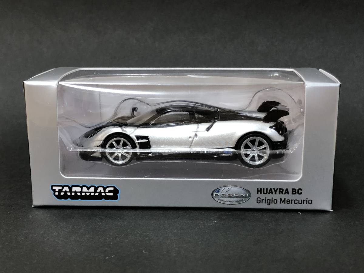 Tarmac Works ターマック ワークス 1/64 Pagani パガーニ Huayra BC ウアイラ BC Grigio Mercurio 京商 トミカサイズ_画像1